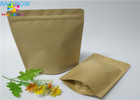 Kraftpapier Aangepaste Document van de de Ambachtsuiker van de Zakkennoot van het de Snackvoedsel het Venster Verpakkende Ritssluiting