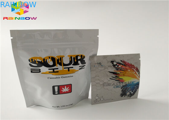 De Plastic Zakkenvoedsel van de aluminiumfolieritssluiting de Douanegrootte van de Verpakkingszak met Scheurinkeping