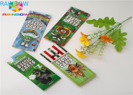 Kruiden de Oliepatroon van Wierook Resealable Plastic Zakken AC1003 CBD Vape Toegepaste Verpakking