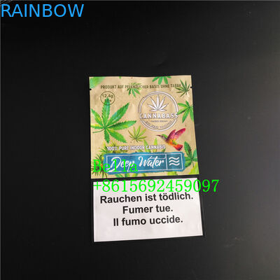 Bladeren van de de Ritssluitingstabak van de Mylar staan de Kruidenwierook Verpakkende Zak 120-180 Mic Dikte op