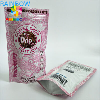 Gelamineerde Materiële Plastic Zakken die Ritssluitingstribune op Zakken met Één Manierklep verpakken