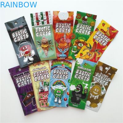 Kar Exotische Plastic Zakken die het Type van Mylar van de Ritssluitingszak Douanedruk verpakken