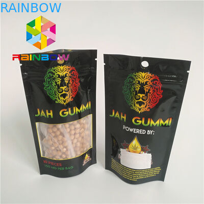 Gedrukte Folie Gelamineerde Mylar-Ritssluitingstribune op het Onkruidcannabis van Zakkenmmj Verpakking