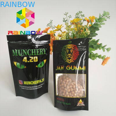 Gedrukte Folie Gelamineerde Mylar-Ritssluitingstribune op het Onkruidcannabis van Zakkenmmj Verpakking
