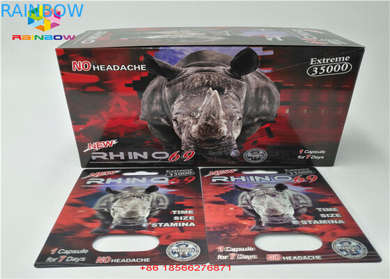 Van de de Blaarkaart van de geslachtspil Druk van de de Vertoningsdoos CMYK van Packa 3D met Dubbel Gat wordt gerecycleerd dat