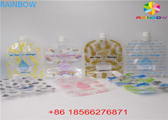 FDA/SGS het spuiten doet Verpakkende Aluminiumfolietribune op Zakken voor Vloeibare Voedsel/Drank in zakken