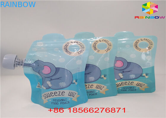 FDA/SGS het spuiten doet Verpakkende Aluminiumfolietribune op Zakken voor Vloeibare Voedsel/Drank in zakken