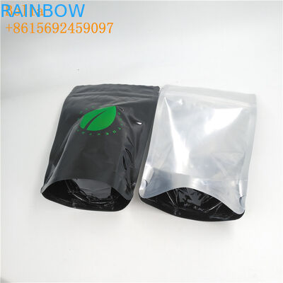 Holografische Plastic Theezakjes die het Voedselzak van Koffieeco met Één Duidelijke Kant verpakken