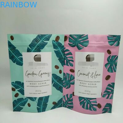 Holografische Plastic Theezakjes die het Voedselzak van Koffieeco met Één Duidelijke Kant verpakken