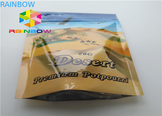 De kleine Zakken van de Ritssluitingsverpakking, de Zak van de Aluminiumfolie voor de Kruidenpillen van de Wierookenergie