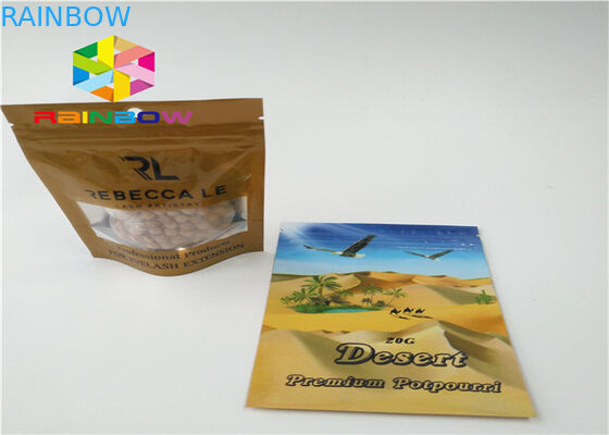 De kleine Zakken van de Ritssluitingsverpakking, de Zak van de Aluminiumfolie voor de Kruidenpillen van de Wierookenergie