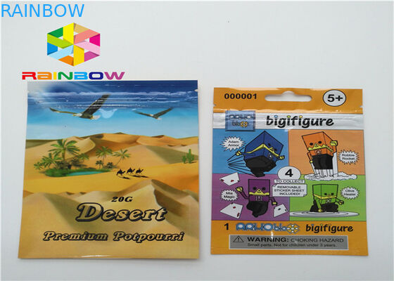 CMYK-Drukhitte - verzegel Verpakkende Zakken, de Tribune van het Geurbewijs op de Zakken van de Ritssluitingszak