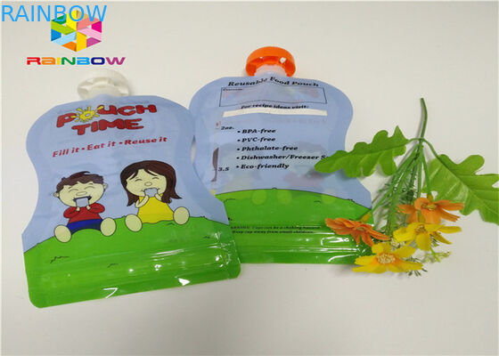 De aluminiumfolietribune spuit omhoog Zak die Aangepast Druk120ml-Plastiek verpakken