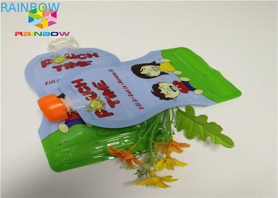 De aluminiumfolietribune spuit omhoog Zak die Aangepast Druk120ml-Plastiek verpakken