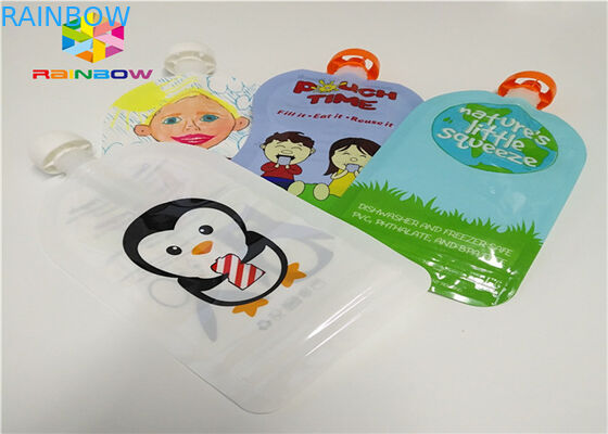 De aluminiumfolietribune spuit omhoog Zak die Aangepast Druk120ml-Plastiek verpakken