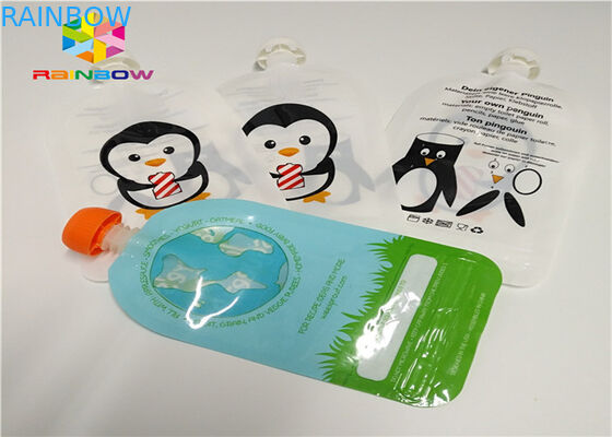 De aluminiumfolietribune spuit omhoog Zak die Aangepast Druk120ml-Plastiek verpakken