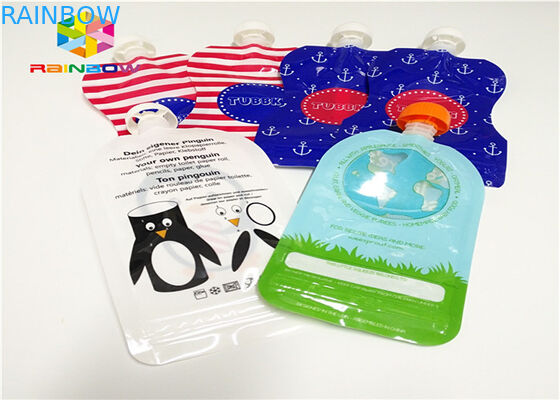 De aluminiumfolietribune spuit omhoog Zak die Aangepast Druk120ml-Plastiek verpakken