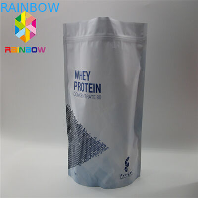 Ritssluitings Reclosable Plastic Zakken die de Tweezijdige Veilige Zakken van het Steen Gouden Vlakke Voedsel verpakken