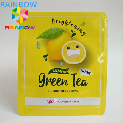 Partij drie verzegelde Gedrukt Gezichts het Oogmasker van de Ritssluitingszakken Gelamineerd Aluminiumfolie