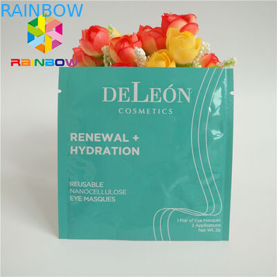 Partij drie verzegelde Gedrukt Gezichts het Oogmasker van de Ritssluitingszakken Gelamineerd Aluminiumfolie