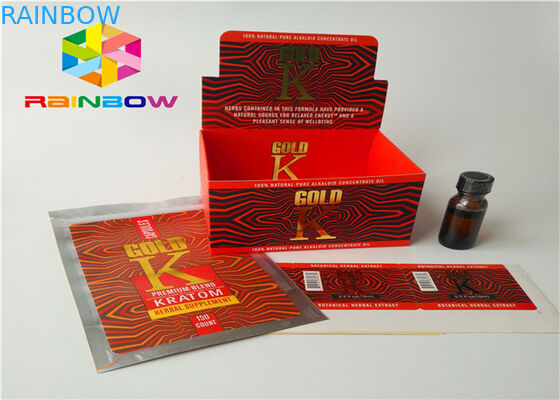 Pas Embleemdocument Vakje aan die Glanzend Folie Kosmetisch Document Verpakking Gerecycleerd Materiaal verpakken