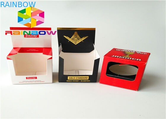 Pas Embleemdocument Vakje aan die Glanzend Folie Kosmetisch Document Verpakking Gerecycleerd Materiaal verpakken