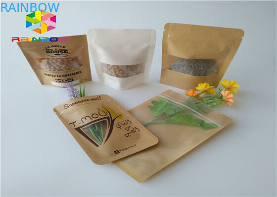 Klein het Document van de Aluminiumfolieritssluiting Zak de Steeneffect van Doypack van de Verpakkingszak voor Voedsel