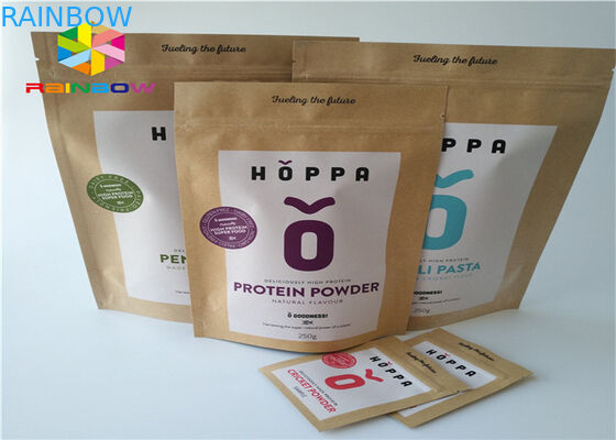 Kraftpapier-Document de Aangepaste Document van de Foliemylar van het Zakkenaluminium Barrière van de de Ritssluitingsvochtigheid