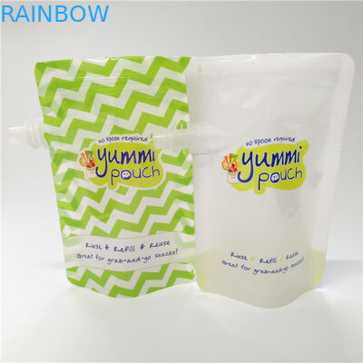 Aangepaste van het de Zak Verpakkende Kind van Drukspuiten van de het Deksel Opnieuw te gebruiken Baby Veilige het Voedselzak