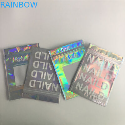 SGS/FDA de Zakmake-up Opnieuw te gebruiken Mylar die van de aluminiumfolie Verzegelde Kant Drie verpakken