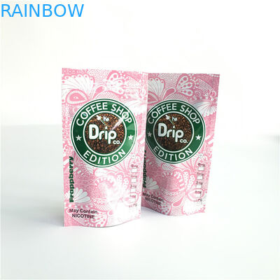 Douane die Plastic Zakken drukken die Tribune op Ritssluitingszak verpakken met Één Manier het Ontgassen Klep