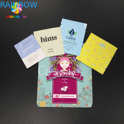 De Verbinding van de douanegreep doet Kosmetische Aluminiumfolievacuüm Gelamineerde Gezichtsmasker Verpakking in zakken