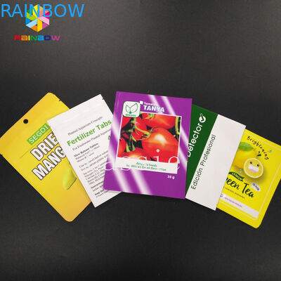 De Plastic Zakken die van het geurbewijs Drie Zijverbindings Polyzak Mylar voor Voedsel Verpakking verpakken