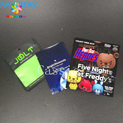 Drie Partijen verzegelden Ritssluitingstribune op Kosmetische Gezichts het Masker van de Zakken Glanzende Druk Verpakking