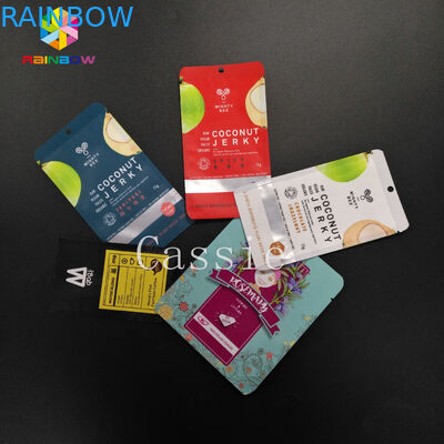 Drie Partijen verzegelden Ritssluitingstribune op Kosmetische Gezichts het Masker van de Zakken Glanzende Druk Verpakking