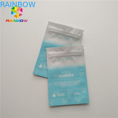 De gezichtsogen maskeren Plastic Zakken die Drie Kant Verzegelde Vlakke Zak Glanzende Oppervlakte verpakken