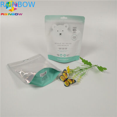 Het lichaam schrobt Kleurrijke Gedrukte Vochtbestendige de Ritssluitingstribune van Folie Verpakkende Zakken op Zak