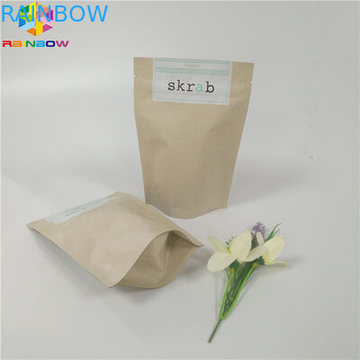 Schrobben de Aangepaste het Document van de voedselrang Zakken die Rekupereerbaar Lichaam opstaan Verpakking