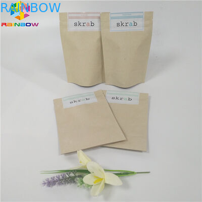 Schrobben de Aangepaste het Document van de voedselrang Zakken die Rekupereerbaar Lichaam opstaan Verpakking