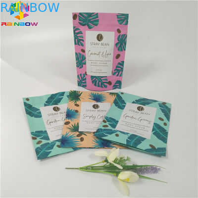 Schrobben de Aangepaste het Document van de voedselrang Zakken die Rekupereerbaar Lichaam opstaan Verpakking