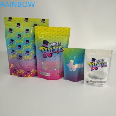 Aangepaste Steen Kruidenwierook die Ritssluiting van Plastic Zak de Digitale Gedrukte Mylar verpakken