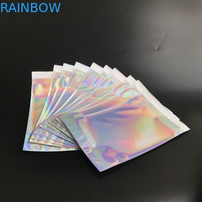 De waterdichte Glanzende van de Zakken Holografische Mailer van de Regenboog Metaalaluminiumfolie Juwelen Pac