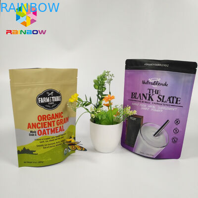 Resealable Tribune van de het Aluminiumfolie van de Snackzak Verpakkende op Doypack-Ritssluitingszak