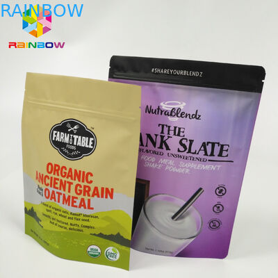 Resealable Tribune van de het Aluminiumfolie van de Snackzak Verpakkende op Doypack-Ritssluitingszak