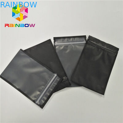 De douane drukte Drie Zijverbindings Plastic Zak voor de Verpakking van Telefoonshell met Ritssluiting en Duidelijke Voorzijde