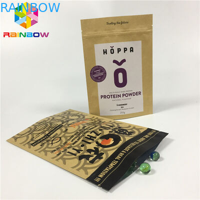 Kraftpapier-Document Ritssluitingstribune op de Zelftribune van de Zakkenaluminiumfolie Vochtbestendig voor Nootsnack