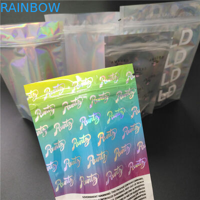 Het gedrukte Vape-van de Zakpackagi van de Patroonfolie Zoute Kruid schittert de Iriserende Zak van Shinny