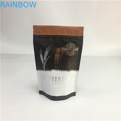 De gelamineerde Tribune van de Aluminiumfolieritssluiting op Zakken, Verzegelde Plastic Zakken met Klep