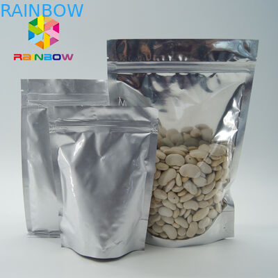 In het groot de Aluminiumfolietribune van de Voedselrang op Ritssluitingszak met Duidelijk Voorvenster voor Zaden/Gedroogd fruit Verpakking