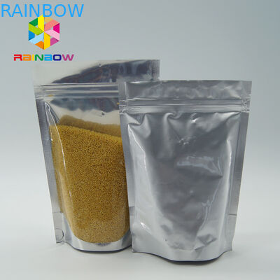 In het groot de Aluminiumfolietribune van de Voedselrang op Ritssluitingszak met Duidelijk Voorvenster voor Zaden/Gedroogd fruit Verpakking